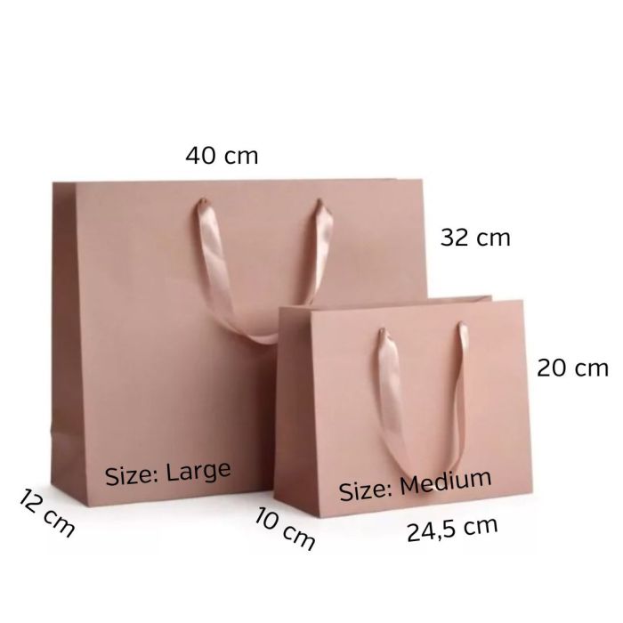 Gift bag pink Large