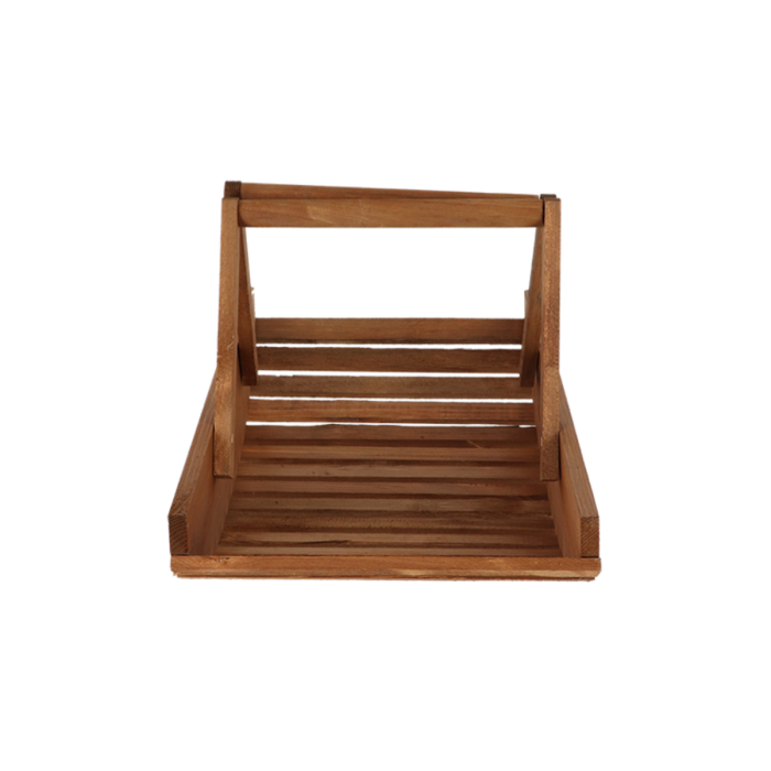 Flower picking basket wood