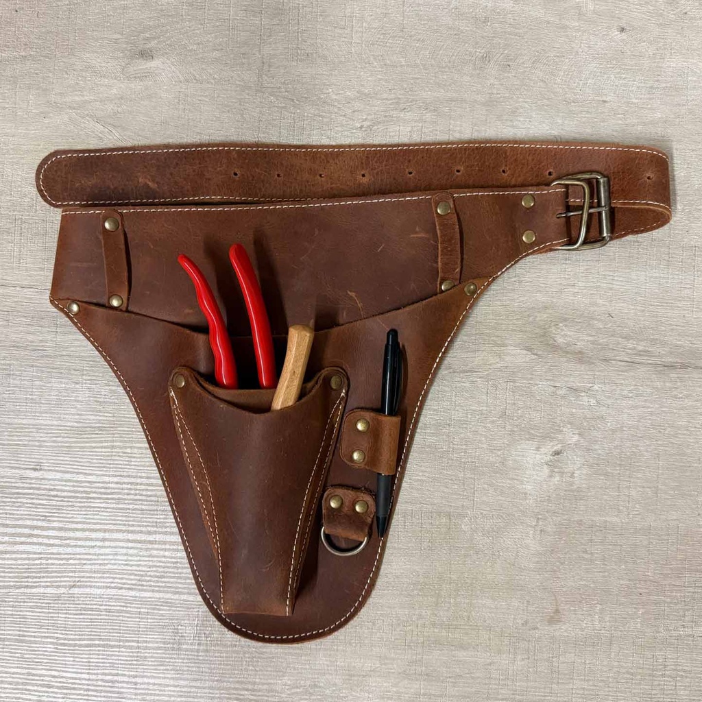 Lederen toolbelt