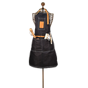 Denim garden apron long