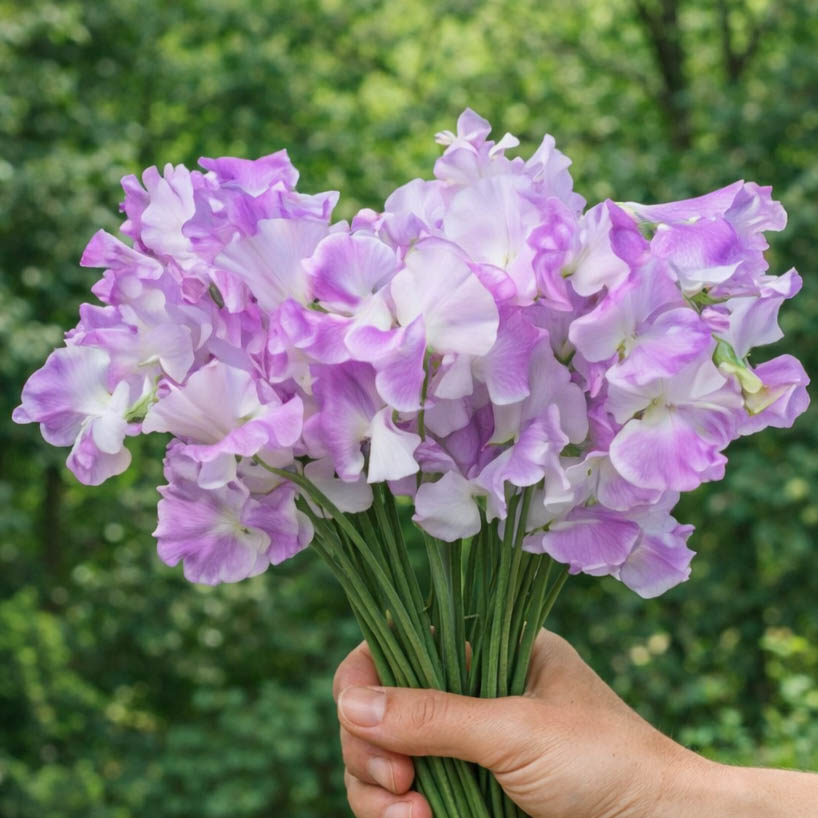Lathyrus Lilac Ripple (sweet pea)